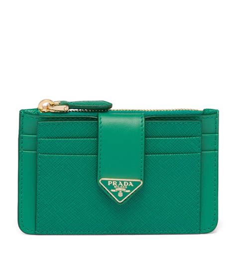 prada green card holder print bunny|prada card holders.